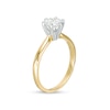 Thumbnail Image 1 of 1 CT. Certified Diamond Solitaire Engagement Ring in 14K Gold (I/I2)
