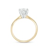 Thumbnail Image 2 of 1 CT. Certified Diamond Solitaire Engagement Ring in 14K Gold (I/I2)