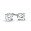 Thumbnail Image 0 of 1/4 CT. T.W. Diamond Solitaire Stud Earrings in 14K White Gold (I/I1)