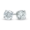 Thumbnail Image 0 of 1-1/2 CT. T.W. Certified Diamond Solitaire Stud Earrings in 14K White Gold