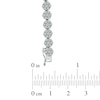 Thumbnail Image 1 of 5 CT. T.W. Multi-Diamond Graduated Flower Bracelet in 14K White Gold