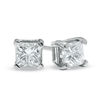 Thumbnail Image 0 of 1/2 CT. T.W. Princess-Cut Diamond Solitaire Stud Earrings in 14K White Gold (J/I3)