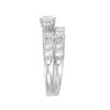 Thumbnail Image 3 of 3 CT. T.W. Diamond Past Present Future® Bridal Set in 14K White Gold