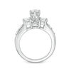 Thumbnail Image 4 of 3 CT. T.W. Diamond Past Present Future® Bridal Set in 14K White Gold