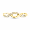 Thumbnail Image 0 of 1/10 CT. T.W. Diamond Twine Ring in 10K Gold