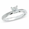 Thumbnail Image 0 of Celebration Lux® 1/2 CT. Princess-Cut Diamond Solitaire Engagement Ring in 18K White Gold (I/SI2)