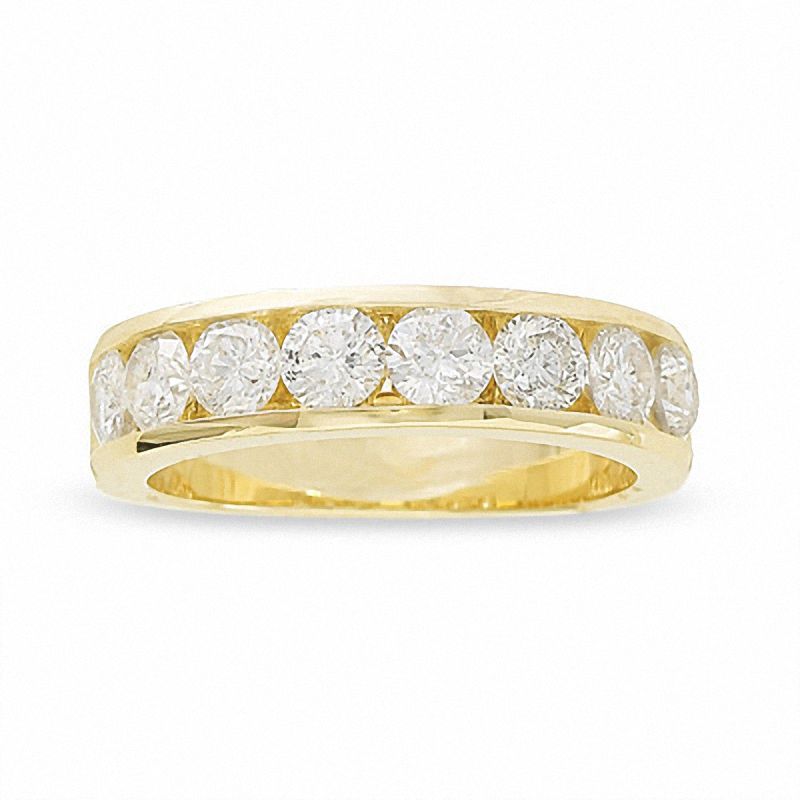 1-1/2 CT. T.W. Diamond Channel Band in 14K Gold