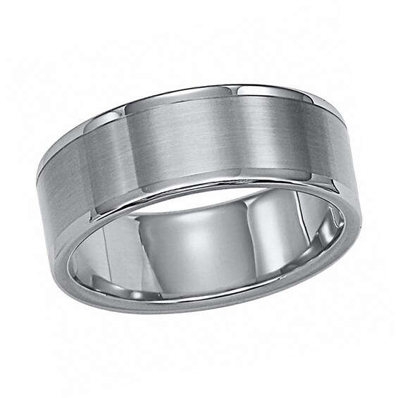 TRITON MEN'S 8.0 MM COMFORT FIT BLACK TUNGSTEN WEDDING BAND $329 AT ZALES TRITON MEN'S 8.0 MM COMFORT FIT BLACK TUNGSTEN WEDDING BAND $329 AT ZALES