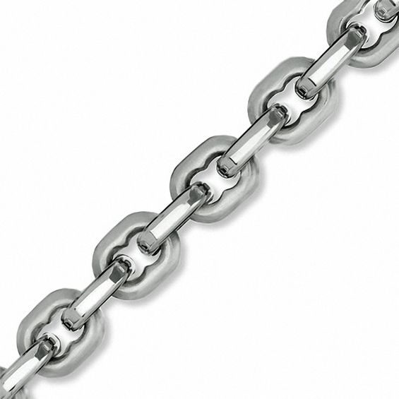 Men's Stainless Steel Anchor Link Chain Necklace 24" Mens Necklaces