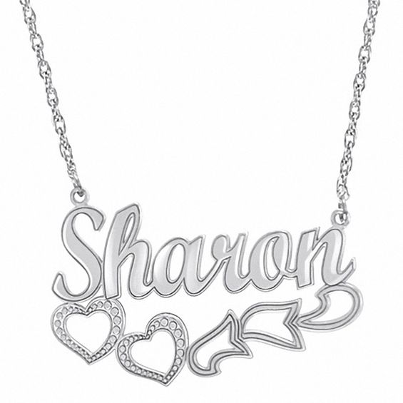 script name necklace with