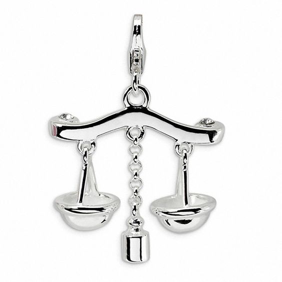 Amore La Vita Scales Of Justice Charm In Sterling Silver Zales - Sterling Silver Scales Of Justice Pendant Necklace Amore La Vita Scales Of Justice Charm In Sterling Silver Zales - Sterling Silver Scales Of Justice Pendant Necklace