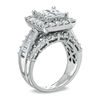 Thumbnail Image 1 of 3 CT. T.W. Quad Princess-Cut Diamond Engagement Ring in 14K White Gold