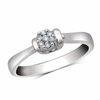 Thumbnail Image 0 of Cherished Promise Collection™ Diamond Accent Flower Promise Ring in Sterling Silver