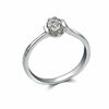 Thumbnail Image 1 of Cherished Promise Collection™ Diamond Accent Flower Promise Ring in Sterling Silver