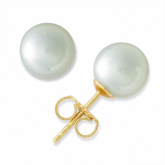 Blue Lagoon By Mikimoto 7 5 8 0mm Cultured Akoya Pearl Stud Blue Lagoon By Mikimoto 7 5 8 0mm Cultured Akoya Pearl Stud Earrings In 14k