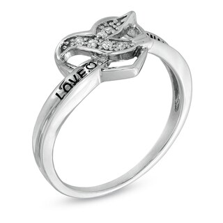 True Love Waits Ebony Champagne Ring