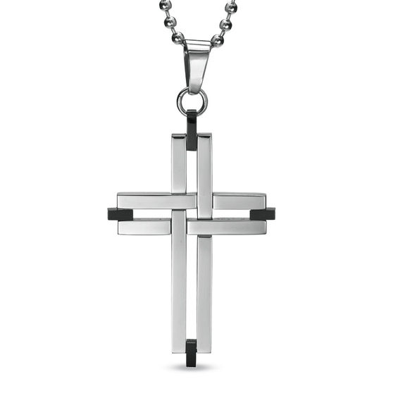 Sterling Silver Themed Jewelry Pendants & Charms Solid 13 mm 21.8 mm Jesus Cut-out Cross Pendant