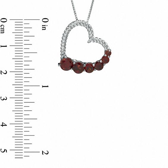 Journey Rope Heart Pendant in Sterling Silver Heart Necklaces