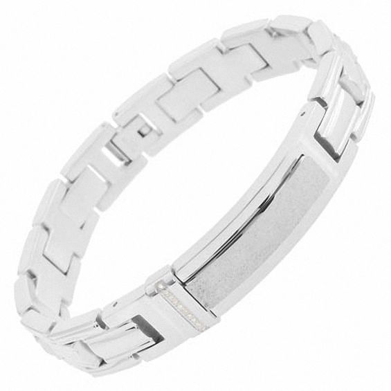 platinum id bracelet