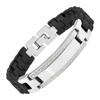 Mens diamond bracelet zales Clearance