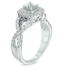 Thumbnail Image 1 of Celebration Lux® 1 CT. T.W. Princess-Cut Diamond Engagement Ring in 14K White Gold (I/SI2)