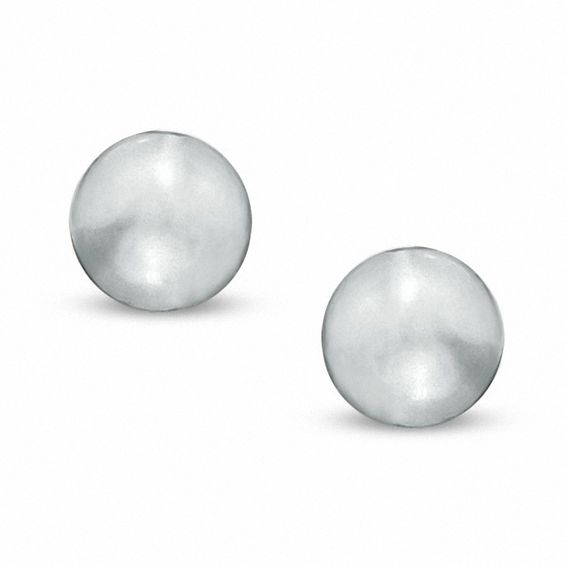10 0mm Ball Stud Earrings In Sterling Silver 10 0mm Ball Stud Earrings In Sterling Silver