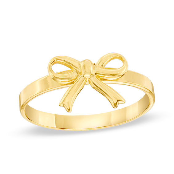 Ladies' Bow Ring in 14K Gold Size 7 Online Exclusives Collections