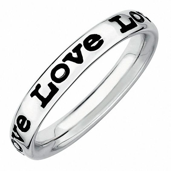 Sterling Silver Polished Black/white Enameled Ring by Stackable Expressions Best Quality Free Gift Box Sterling Silver Polished Black/white Enameled Ring by Stackable Expressions Best Quality Free Gift Box