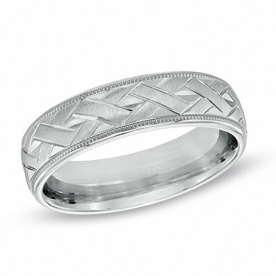 Goldia Sterling Silver 6mm Milgrain Band Goldia Sterling Silver 6mm Milgrain Band