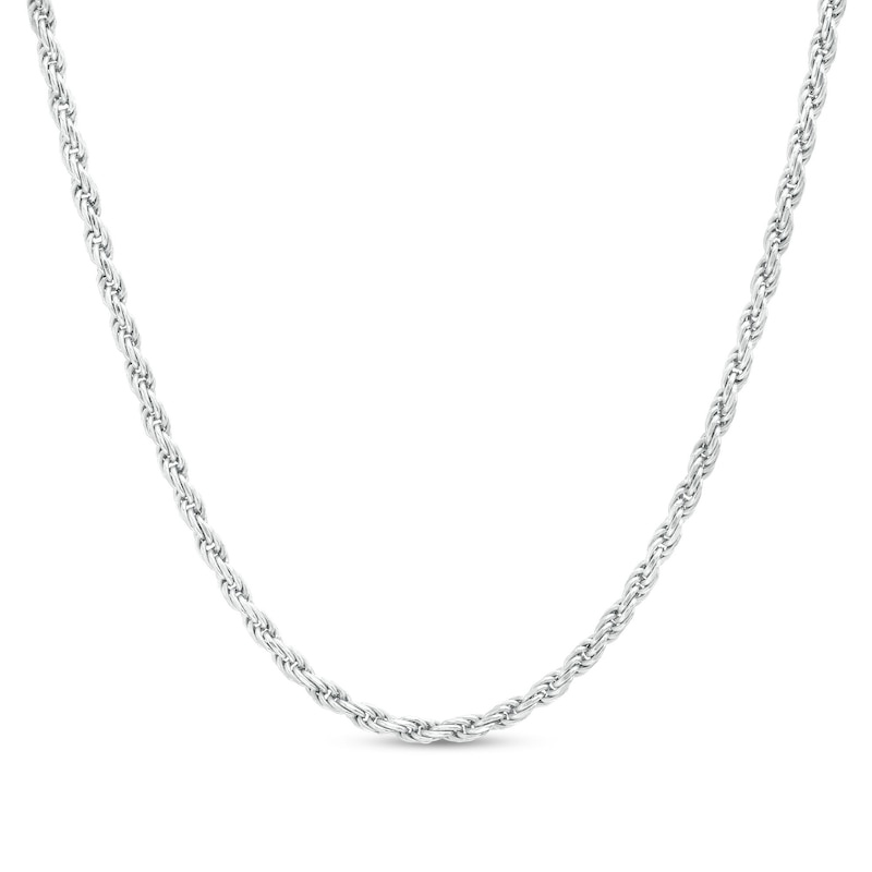 1.8mm Rope Chain Necklace in Sterling Silver - 20"