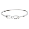 Thumbnail Image 0 of Slip-On Infinity Bangle in Stainless Steel - 8.0"