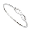 Thumbnail Image 1 of Slip-On Infinity Bangle in Stainless Steel - 8.0"
