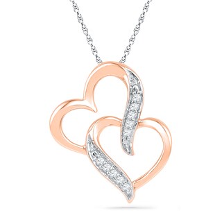 Zales pink heart necklace Clearance