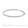 Thumbnail Image 1 of Diamond Accent Diamond-Cut Bangle in Sterling Silver