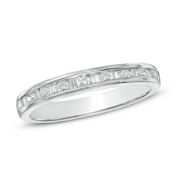 Black&White CZ Channel Set Curved Band in Rose Gold Silver Size 3 to 15 in 1/4 Size Interval 0.15Ct Black&White CZ Channel Set Curved Band in Rose Gold Silver Size 3 to 15 in 1/4 Size Interval 0.15Ct
