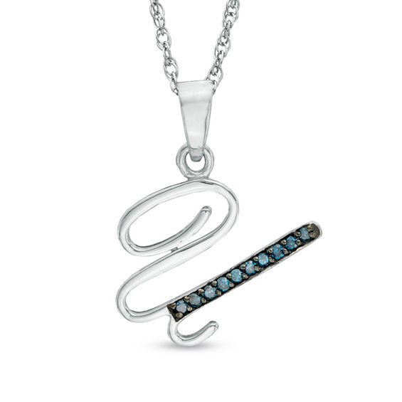 Enhanced Blue Diamond Accent \