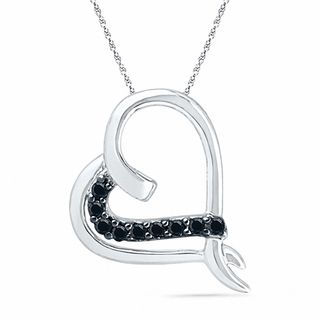 Zales tilted heart necklace Clearance
