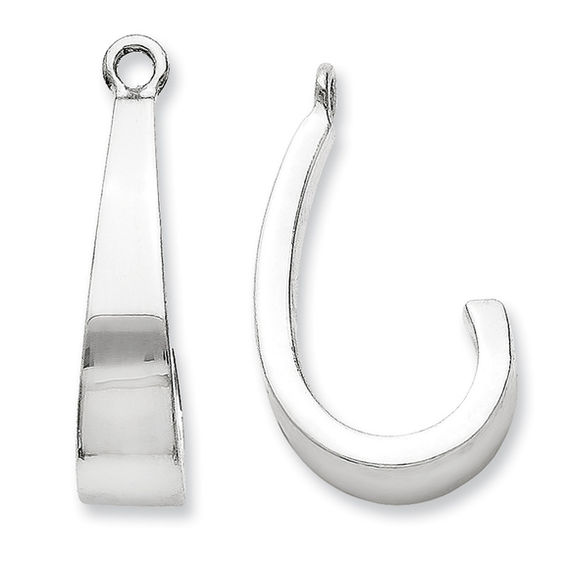 J Hoop Earring Jackets In 14k White Gold Online Exclusives J Hoop Earring Jackets In 14k White Gold