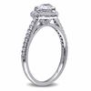 Thumbnail Image 1 of 1 CT. T.W. Heart-Shaped Diamond Frame Ring in 14K White Gold