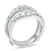 Thumbnail Image 1 of 1 CT. T.W. Diamond Contour Solitaire Enhancer in 14K White Gold