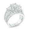 Thumbnail Image 1 of 4 CT. T.W. Diamond Past Present Future® Ring in 14K White Gold