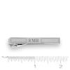 Thumbnail Image 1 of Men's Tie Bar in Sterling Silver (3 Initials)