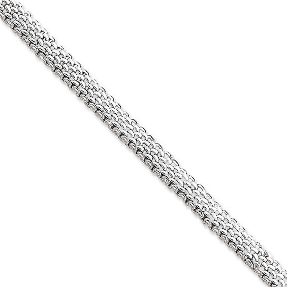 7.0mm Mesh Bracelet in 14K White Gold 7.25" Online Exclusives