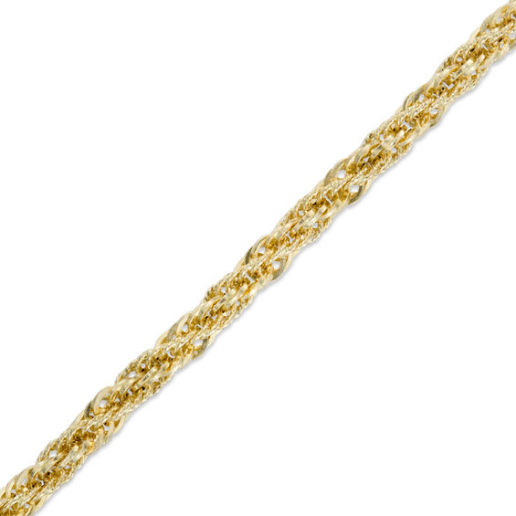 018 Gauge Rope Chain Bracelet In 14k Gold 7 25 Bracelets 018 Gauge Rope Chain Bracelet In 14k Gold 7 25