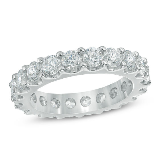 23/8 CT. T.W. Diamond Eternity Band in Platinum Round Wedding Zales