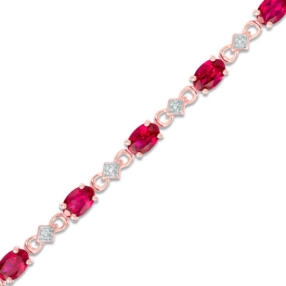 A dozen roses ruby engraved charm bracelet hotsell