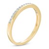 Thumbnail Image 2 of 1/8 CT. T.W. Diamond Wedding Band in 10K Gold