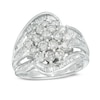 Thumbnail Image 0 of 2 CT. T.W. Diamond Cluster Ring in 10K White Gold