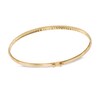 Thumbnail Image 1 of Diamond-Cut Bangle in 10K Gold - 7.5"
