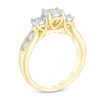 Thumbnail Image 1 of 1 CT. T.W. Diamond Past Present Future® Miracle Engagement Ring in 10K Gold